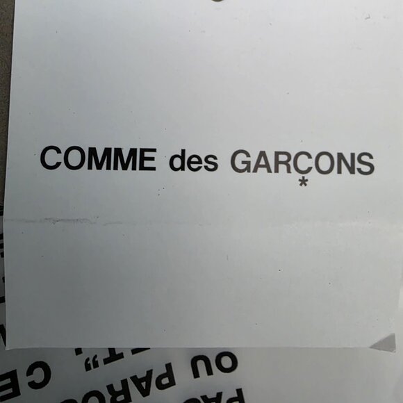 NWT Comme des Garcons Black logo socks Sz L - Picture 11 of 11